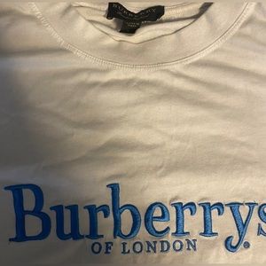Burberrys of London Blue Embroidered Logo